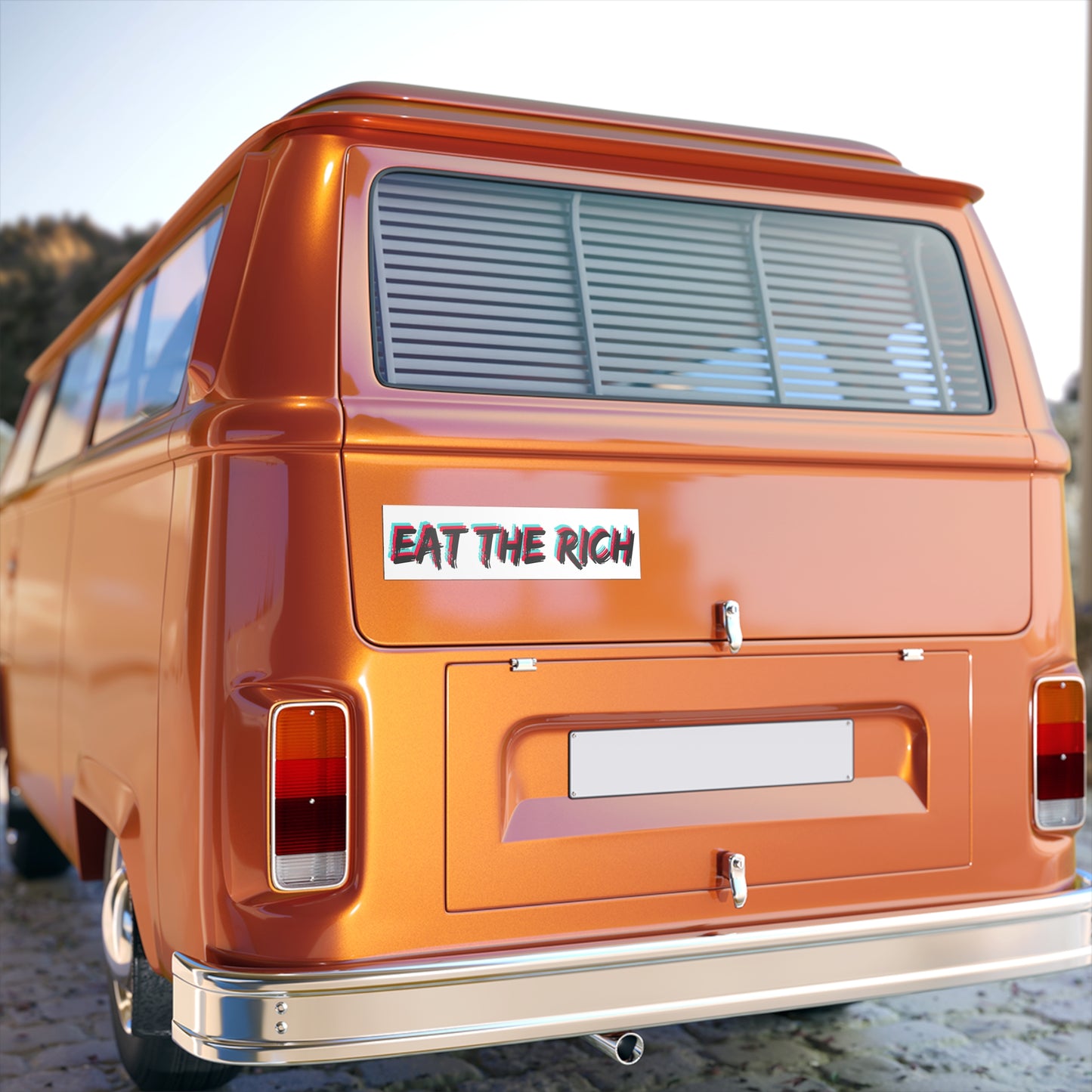 EAT THE RICH - Bumper Sticker