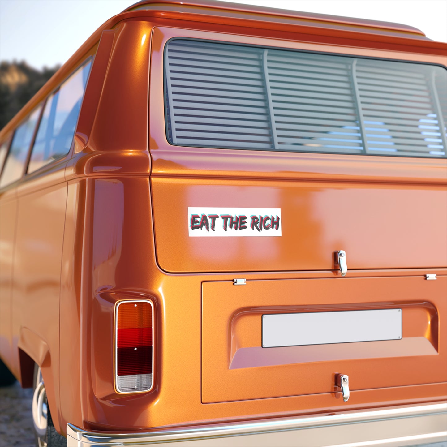 EAT THE RICH - Bumper Sticker